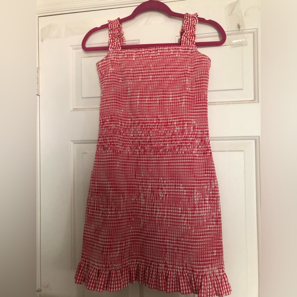 Red and White Picnic Tight Dress